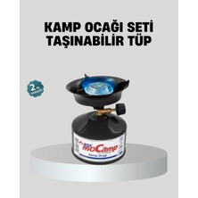 Uravas Store Taşınabilir Kamp Ocağı Seti Pişirme Alanı Ayarlanabilir Alev