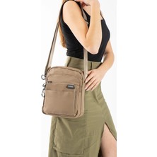 Sanmorris Unisex Çok Bölmeli Fonksiyonel Omuz Çantası - Günlük El Çantası