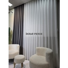 İkrar Perde Paris Keten Dokulu Fon Perde S Pile 1x3 Sık Pile (Metre Fiyatı: 650TL)