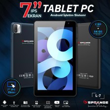 Midcom L-7 Plus 7" IPS Ekran 4 Çekirdek 3gb Ram /64GB Hafıza Tablet