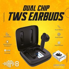 Midcom Ap8 Tws Dijital LED Göstergeli Wireless Hd Ses Kalitesi Bluetooth Kulaklık