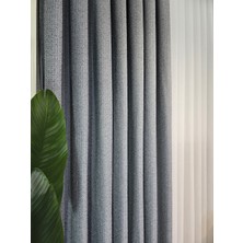 İkrar Perde Kırçıllı Gri Spor Fon Perde A Pile 1x3 Sık Pile (Metre FIYATI:1007TL)