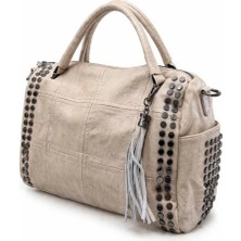 Günlük Kullanıma Uygun Yumuşak Dokulu Vintage Stil Kadın Çantası