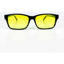 Old Space Vintage Vintage Güneş Gözlüğü – 90’lar Retro Kahverengi Çerçeveli & Sarı Degrade Camlı Gözlük OSV613