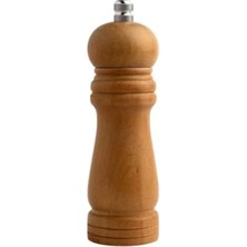 Calperia Orta Boy Bambu Gövdeli Ahşap Tuz ve Karabiber Değirmeni Seti - 16 Cm, 2 Adet