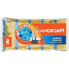 Calperia Büyük Gözenekli Bulaşık Süngeri - 5'li Ekstra Köpük Paketi