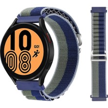 Uravas Store Watch 20MM KR410 Kumaş Kordon - Lacivert-Yeşil