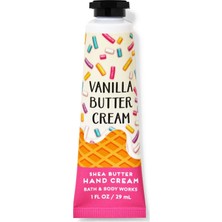 Bath & Body Works Vanilla Butter Cream El Kremi 29 ml Pürüzsüzlük Sağlayan Besleyici Özellik