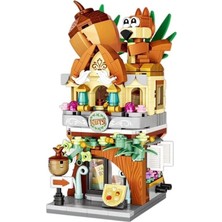 Uravas Store LZ-1641 Loz Findik Dükkani 485 Parça Block Oyuncak