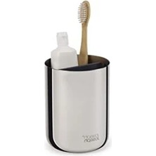 Calperia Lüks Paslanmaz Çelik Diş Fırçası Tutucu - Banyo Için Şık Depolama Çözümü