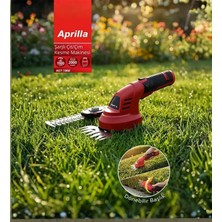 Aprilla AGT-1866 Şarjlı Çit Çim Kesme Makinesi  7.2V 1500 Mah Döner Sap