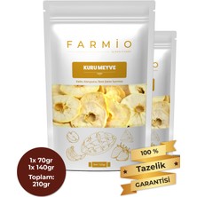 Farmio Şekersiz Kurutulmuş Elma – 210GR – Doğal ve Katkısız
