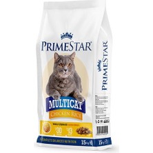Atlas Vet Primestar Yetişkin Kedi Maması Multicat ( Chicken & Rice )