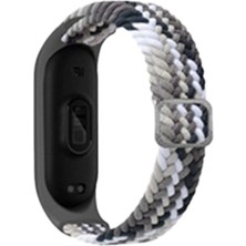 Mixora  Mi Band 4  Kordon (Saat Değildir) - Gri-Siyah