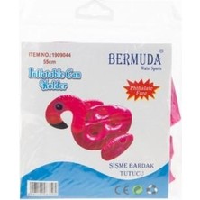 Uravas Store Flamingo Şekilli 4'lü Bardaklık - 1 Adet