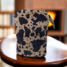 Valentina Victoria Hakiki Deri  3 Bölmeli Yumuşak Telefonluk Çanta