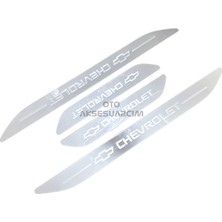 Elif Asya Ceyiz Tekstil Chevrolet Pleksi Nikelaj Oto Araba Kapı Eşiği Çıta 4&AMP;#39LÜ