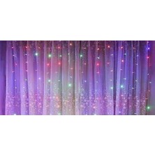 Uravas Store Perde LED 240 Ledli 8 Fonksiyonlu Dekor Lambası Rgb