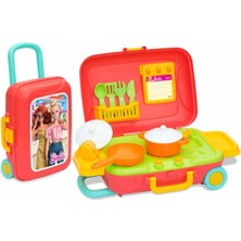 Poçi's World 03478 Barbıe Mutfak Set Bavulum