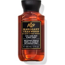 Bath & Body Works Mahogany Teakwood Seyahat Boy Duş Jeli