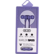 Uravas Store Karler Bass KR-207 Mıknatıslı Kablolu Kulaklık - Mor