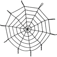 Nemere Halloween Cadılar Bayramı Örümcek Ağ Dekor Siyah