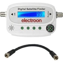 Electroon ANT-9505 Satfinder LCD Ekranlı Pusulalı Dijital Uydu Bulucu +Ara Kablolu