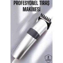 Kont Erkeklere Özel Şarjlı Saç ve Sakal Kesme Tıraş Makinesi Seti