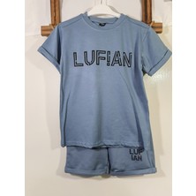 Diba Bebek Lufian Baskılı Erkek Çocuk Şortlu 2'li Takım