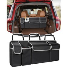 Uydee Bagaj Düzenleyici Araç Içi Düzenleyici Araç Içi Koltuk Arkası Asmalı Organizer 4 Cepli Araba Bagaj Oto Içi Eşya Aksesuar Düzenleyici