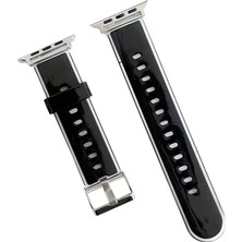 Uravas Store Watch 38MM Jelly Silikon Kordon - Siyah