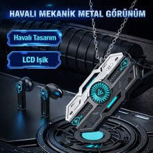 Azurtech Gaming Bluetooth Kulaklık | Rgb Işıklı Şarj Kutulu | Düşük Gecikme | Enc Gürültü Engelleme | Kablosuz Oyuncu Kulaklığı