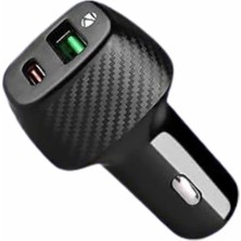 Uravas Store 38W USB Type-C Girişli Oto Çakmaklık Araç Içi Hızlı Şarj Çakmaklık Şarj Aleti