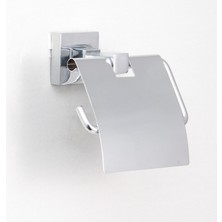 Kare Banyo Aksesuar Kare Lizbon Tuvalet Kağıtlığı Kapaklı