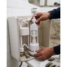 Uravas Store Basmalı Rezervuar Iç Takımı Alt Girişli Sessiz Su Dolumlu Klozet Iç Mekanizma Seti