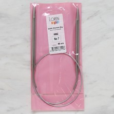 Uravas Store Crafts 7 mm Çelik Misinalı Şiş 60 cm