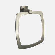 Kare Banyo Aksesuar Kare Eiffel Soft Halka Havluluk - Mat Krom