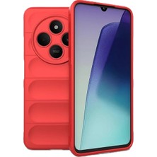 Ve Kırmızı Xiaomi Redmi 14C ile Uyumlu Love Serisi Darbeye Dayanıklı Kamera Korumalı Silikon Kılıf