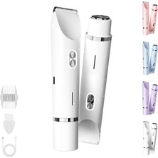 Sianova Bloomshave - Kadın Vücut Tıraş Makinesi, Hareket Halindeyken Taşınabilir Kompakt Tıraş Makinesi, Hassas Ciltler ve Mahrem Bölgeler Için Nazik Tıraş (Beyaz)