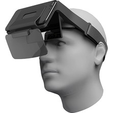 3D Vr Gözlükler 3D Filmler ve Oyunlar Için Ayarlanabilir Lensli ve Rahat Askılı Telefon Uyumlu Sanal Gerçeklik Gözlüklü Vr Kulaklık, Filmler Için 4,7"-6,0" Yeni 3D Gözlük (Renkli: Vr)