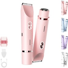 Sianova Bloomshave - Kadın Vücut Tıraş Makinesi, Hareket Halindeyken Taşınabilir Kompakt Tıraş Makinesi, Hassas Ciltler ve Mahrem Bölgeler Için Nazik Tıraş (Pembe)
