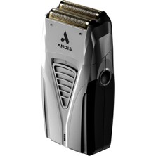 Andis 17240 Ts-1 Pro-Foil Lityum Iyon Kablolu/kablosuz Folyo Tıraş Makinesi,süper Yumuşak Titanyum Kesicilerle Yakın, Nazik Bir Tıraş Için Şarj Aletli Su Geçirmez Çift Voltajlı Tıraş Makinesi - Gri