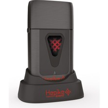 Kiepe Hepike Tıraş Makinesi Serisi - Altın Titanyum Folyolu, Uv Dezenfeksiyonlu, 2000MAH Pil, Yüksek Torklu Motor ve Sağlam Metal Yapılı Profesyonel Folyo Tıraş Makinesi - Usb-C Şarj Cihazı (Kırmızı)