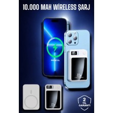 Uravas Store 22.5W Magsafe Kablosuz Şarjlı Dijital Ekran Hızlı Şarj