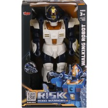 Poçi's World DF-6051 Işıklı ve Müzikli Roket Atan Robot- Vardem Oyuncak