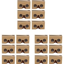 Mokamika 18PCS 3D Gözlük Için Karton V2 Vr 4.5-6 Akıllı Telefon + Kafa Bandı