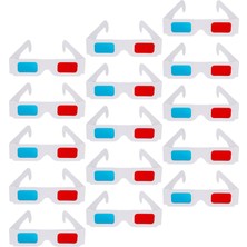 Nuobesty Kırmızı-Mavi Mercek Filtreli 150 Karton Gözlük, Filmler, Dvd'ler ve Bilimsel Deneyler Için Tek Kullanımlık Gözlükler Içeren Paket
