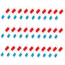 Garozatıon Anaglif Renk Filtreli Kağıttan Yapılmış 30 Adet Tek Kullanımlık 3D Gözlük, Filmler, Çizgi Romanlar ve 3D Resimler Için 3D Sinema Gözlükleri, Sinema ve Partiler Için