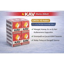 Uravas Store Kav Marka Kibrit Emniyetli Çocuk Kilitli 10 Adet