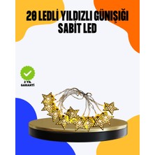 Kont Yıldız LED Işık 5 Metre Dekoratif Aydınlatma Günışığı (Kopya)